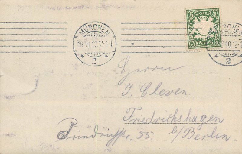 Gruss aus Munich Germany 1910