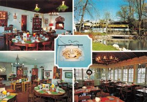 Geneva, IL Illinois  MILL RACE INN Restaurant~Fox River ROADSIDE 4X6 Postcard