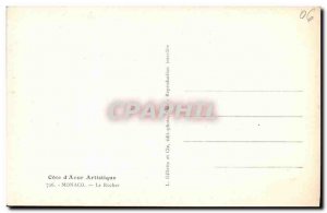 Old Postcard Monaco Rocher