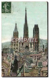 Rouen Cathedral Old Postcard