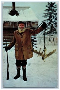 Fairbanks Alaska AK Postcard Exaggerated Alaskan Mosquito Shot Winter 1972