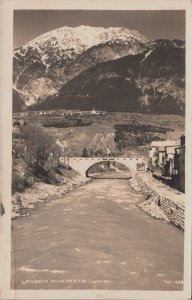 Austria Landeck Innpartie Vintage RPPC C137