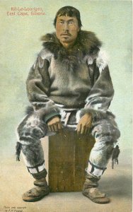 Postcard C-190 AYPE Seal Native Eskimo Alaska Portland 22-13757