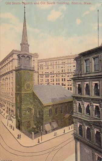 Old South Church And Old South Building Boston Massachusetts