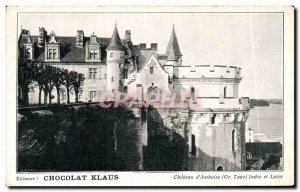 Old Postcard Chateau d & # 39Amboise Indre et Loire