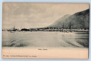 Sitka Alaska AK Postcard Steamer Ship Exterior View Lake c1905 Vintage Antique