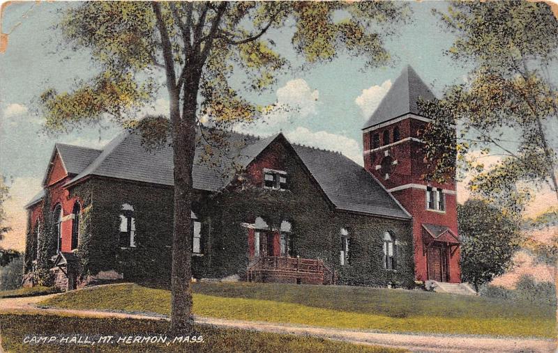 MT HERMON MASSACHUSETTS POSTCARD c1910s