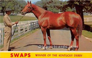 Swaps, Winner of the Kentucy Derby Lexington, KY , USA Horse Racing Unused 