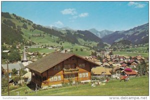 Switzerland Zweisimmen Panorama