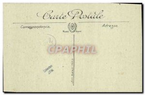 Old Postcard Ouistreham The swing bridge and the city