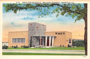 Greenville South Carolina Radio Station W.M.U.U.,Bob Jones University,PC U17869