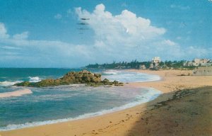 Bathing Beaches invigorating Surf and Soft White Sand PR, Puerto Rico - pm 1956