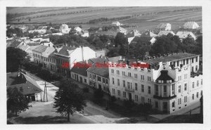 Czech Republic, Bystrice, RPPC, Town Scene, Aerial View, Photo