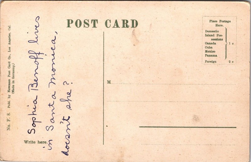 Postcard Bristol Pier in Santa Monica, California