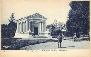 Mausoleum, Stanford University, CA Cyanotype c1900s Albertype Vintage Postcard
