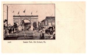 Maine Old Orchard Beach, Seaside Park Entrance