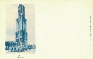 Netherlands Utrecht Dom Vintage Postcard 07.46