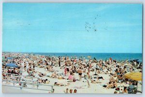1960 Long Island New York Vintage Postcard Rockaways Queens County Beaches Park