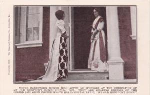 Women At Dedication Of My Old Kentucky Home