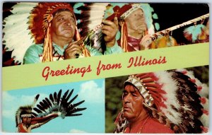 x16 Illinois SET c1960s IL State Greetings Chrome Photo Postcard Lot Vtg A183