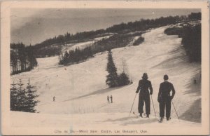 Postcard Côte de Ski Mount Sain Castin Lac Beauport Quebec Canada