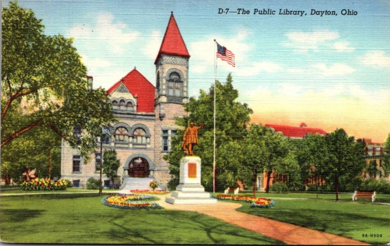 Ohio Dayton Public Library Curteich