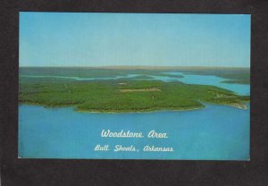 AR Aerial View Woodstone Area Bull Shoals Arkansas Postcard Ozark