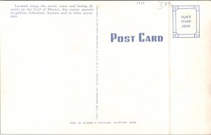 1940s Main Building Broadwater Beach Biloxi Mississippi MS Postcard