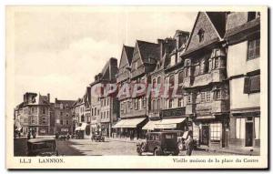 Old Postcard Lannion Vieille Maison du Center