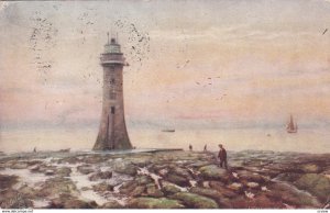 LIGHTHOUSE ; NEW BRIGHTON , England , 1908 ; TUCK 9386