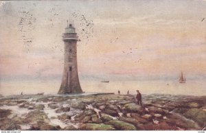 LIGHTHOUSE ; NEW BRIGHTON , England , 1908 ; TUCK 9386