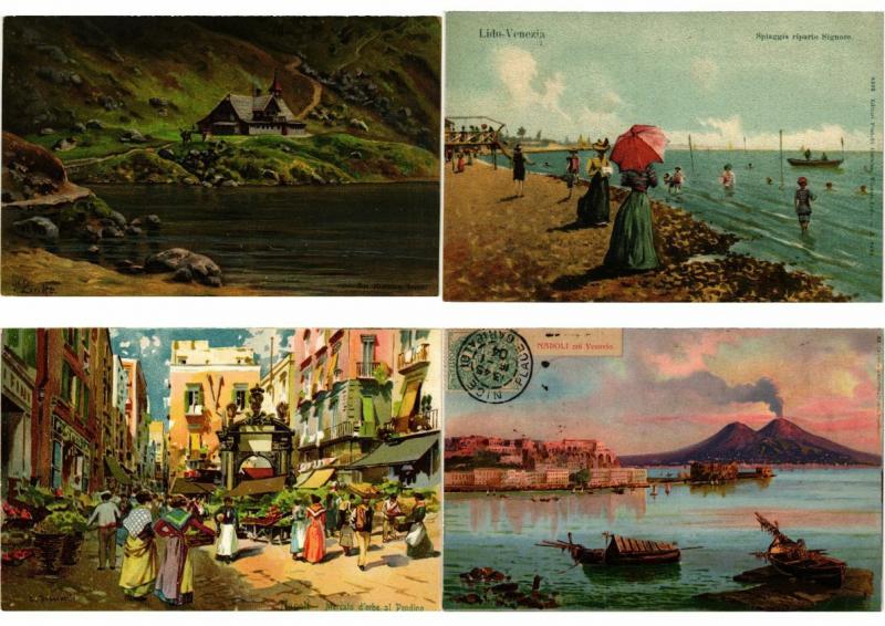 ITALIE  ITALY LITHO LITHOGRAPHY 350 CPA Pre - 1920