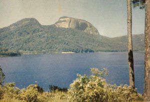 Greenville South Carolina City Resevoir and Table Rock Mountain Postcard