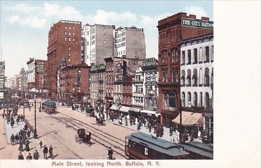 Main Street Looking North Buffalo New York