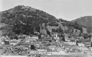 San Rafael California Birds Eye View Real Photo Vintage Postcard AA75498