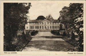 CPA Vic sur Aisne Facade du Chateau FRANCE (1052082)