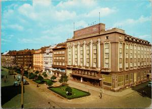Hotel Piast Cesky Tesin Czechia with CSSR Stamp Vintage Postcard D91