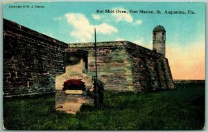 Hot Shot Oven Fort Marion Florida FL UNP Unused DB Postcard F9