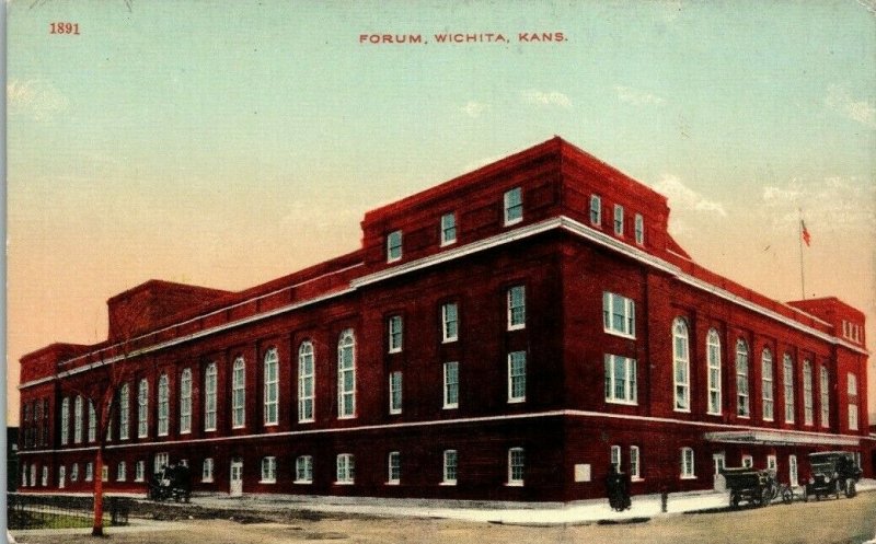 The Forum Wichita Kansas Postcard - vintage - pc 