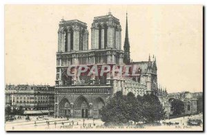 Old Postcard Paris The Notre Dame Overview