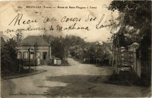 CPA MEZILLES - Route de St-Forgeau a TOUCY (658623)