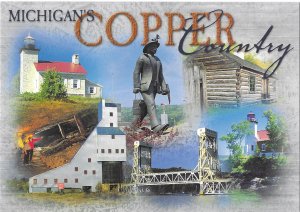 Michigan's Copper Country Mines Lighthouse Lift Bridge 4 by 6