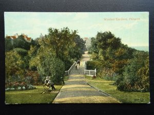 Glamorgan PENARTH Windsor Gardens c1918 Postcard by Valentine