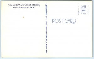 Postcard - The Little White Church at Eaton, White Mountains, New Hampshire, USA