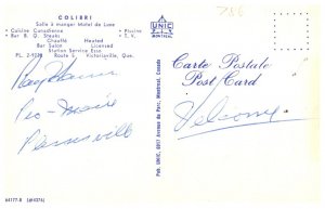 Quebec  Victoriaville  Colibri Motel