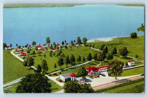 Deseronto Ontario Canada Postcard Dawson's Quinte Beach Motel c1950's