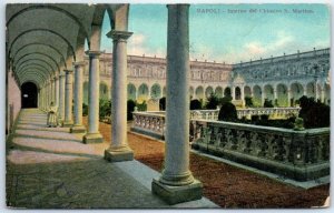 Postcard - Interno del Chiostro S. Martino - Naples, Italy