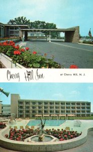 Vintage Postcard Bar Restaurant & Swimming Pool Cherry Hill Inn New Jersey NJ