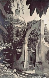 CUERNAVACA MORELOS MEXICO~JARDIN BORDA~1950s REAL PHOTO POSTCARD