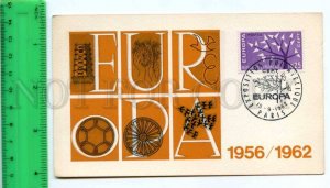 420884 FRANCE 1962 year Europa CEPT maximum card